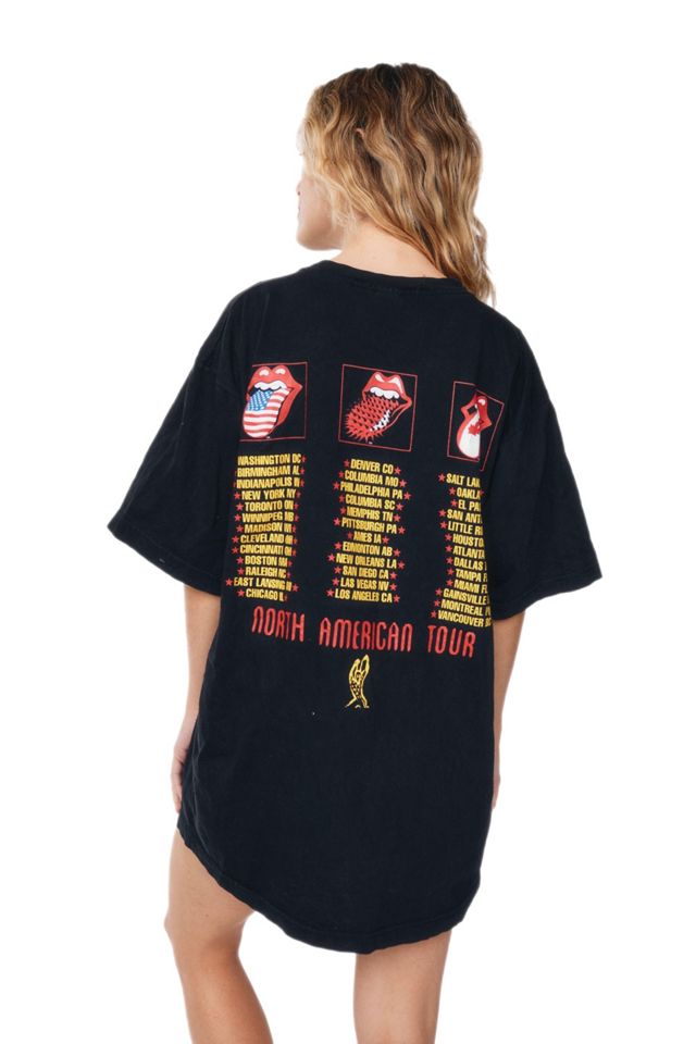 Vintage 1994-95 Rolling Stones Concert T-Shirt Selected By Villains Vintage #1