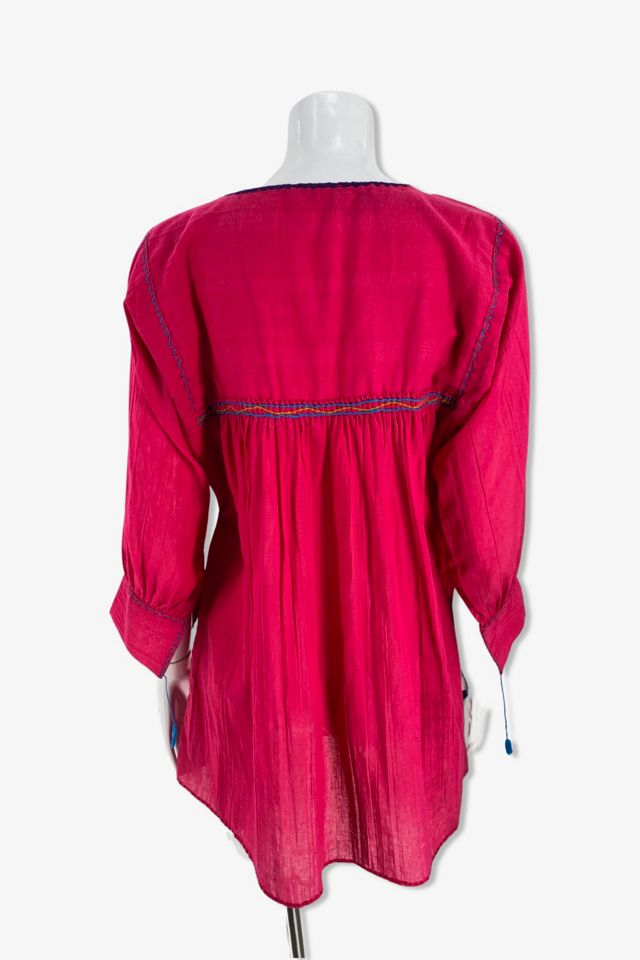 Vintage Hand Embroidered Peasant Blouse Selected By Ritual Vintage #2