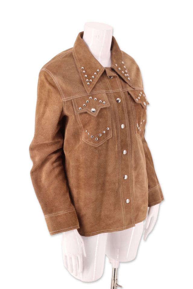 1970s Custom Studded Suede Shirt Jacket Selected By Ritual Vintage #2
