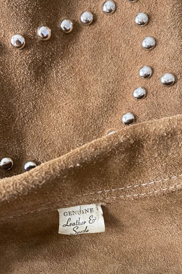 1970s Custom Studded Suede Shirt Jacket Selected By Ritual Vintage #3