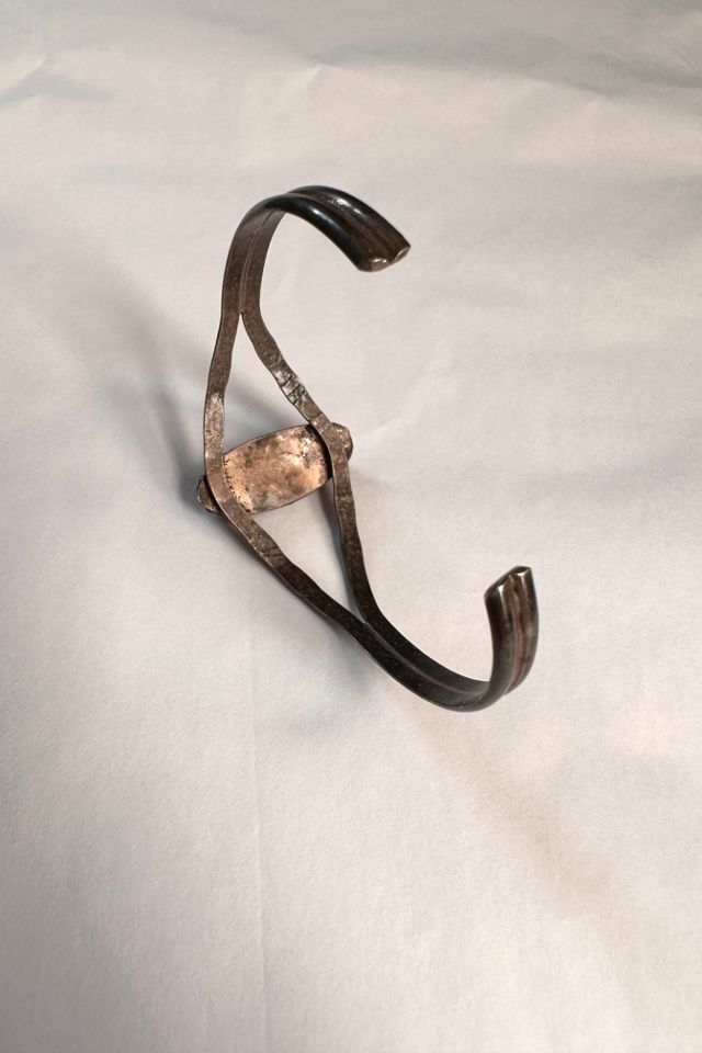 Vintage Sterling Silver and Stone Cuff Selected by Grievous Angel Vintage #2