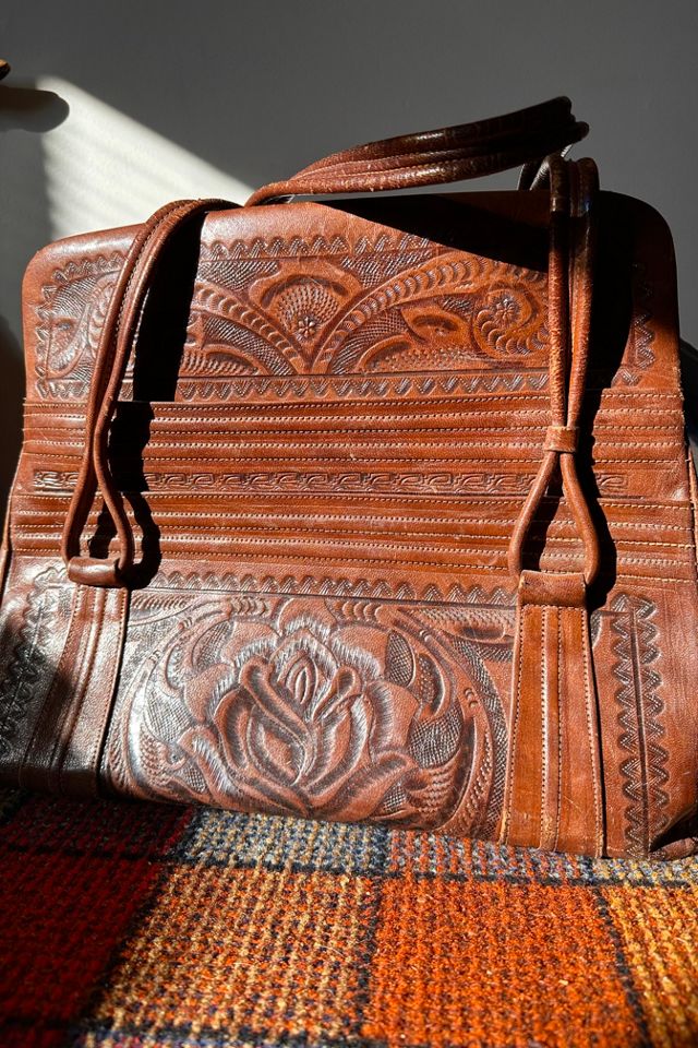 Hand Tooled Leather Bag