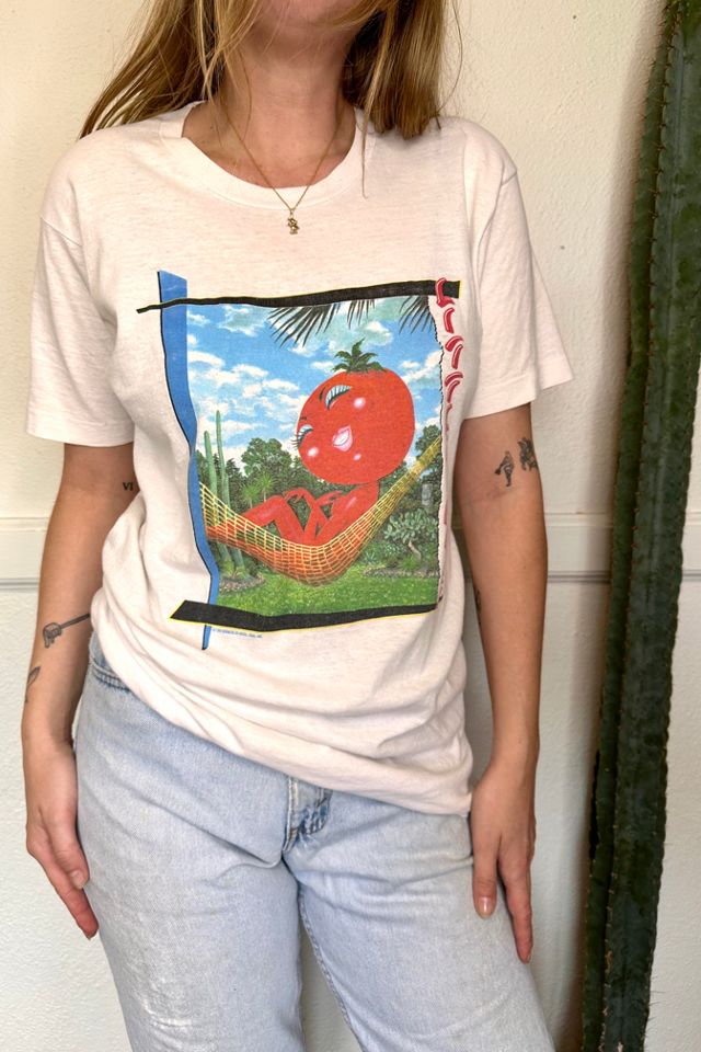 VINTAGE 80s LITTLE FEAT PRINT TEE 大名-