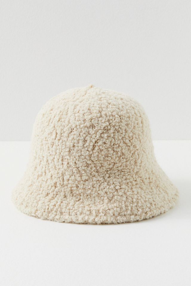 Free People Outward Bound Bucket Hat in White Terry | NWT Outward Bound Terry Bucket Hat | Free People main image 4