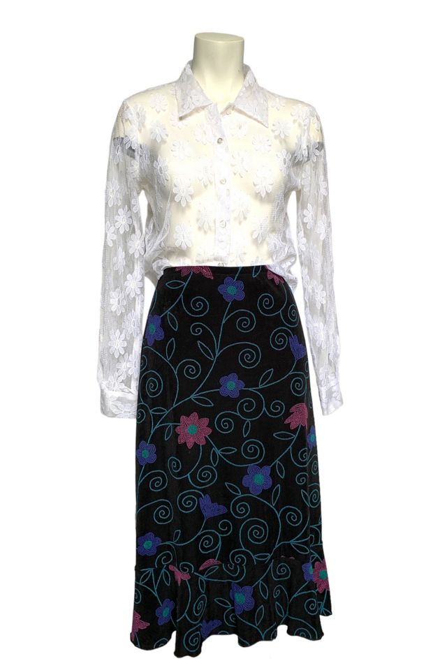 Vintage 1990s Y2K Maxi Skirt Selected by SharpLilTeeth #1