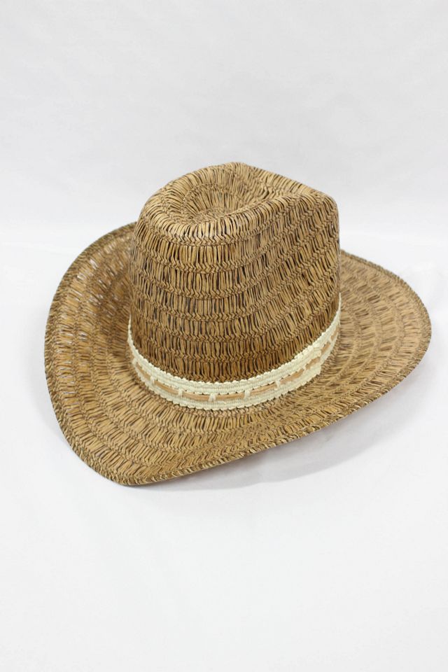 1960s Wide Brim Straw Beach Hat Selected By Moons + Junes Vintage