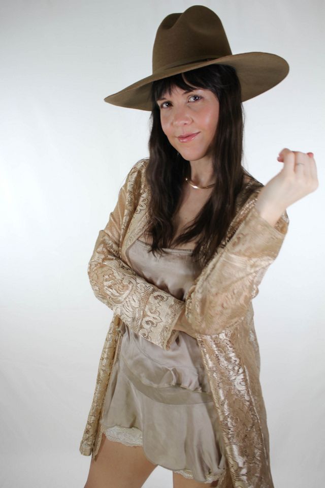 Vintage Western Tall Crown Cowboy Hat Selected By Moons + Junes Vintage #3