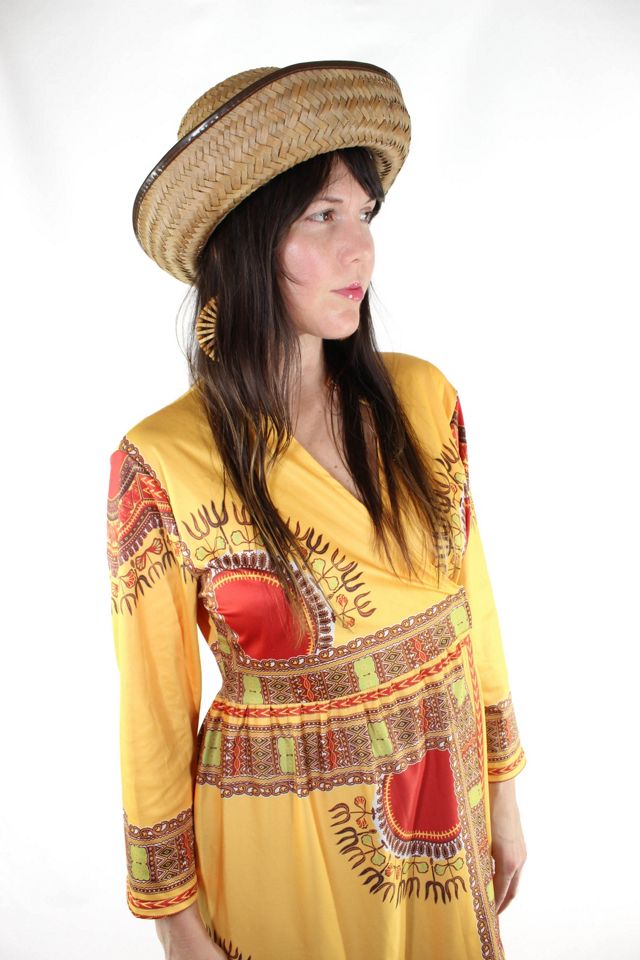 1970s Straw Woven Panama Hat Selected By Moons + Junes Vintage #2