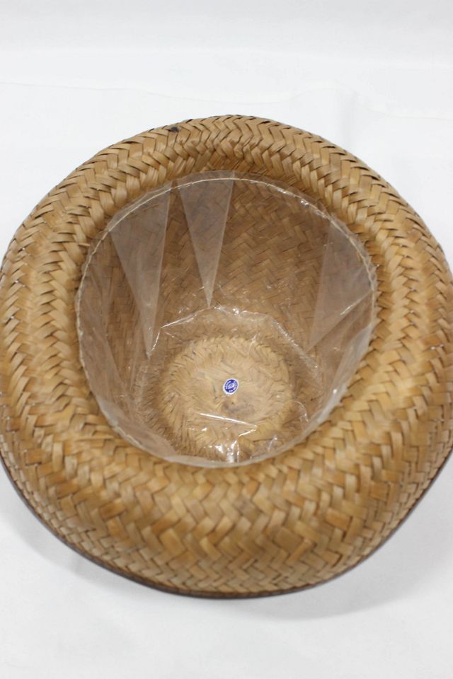 1970s Straw Woven Panama Hat Selected By Moons + Junes Vintage #3