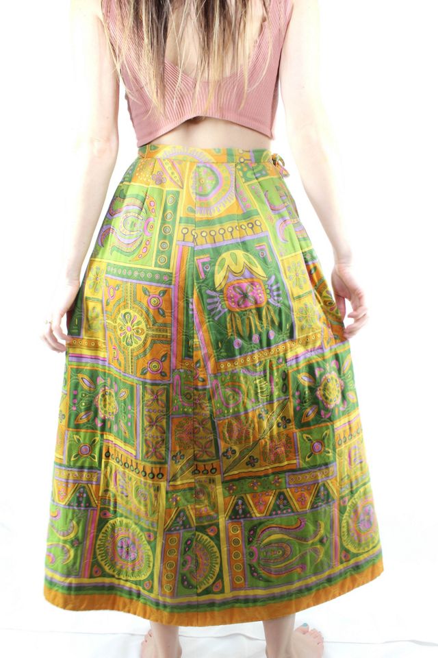 1970s Alex Coleman Quilted Maxi Skirt Selected By Moons + Junes Vintage #1