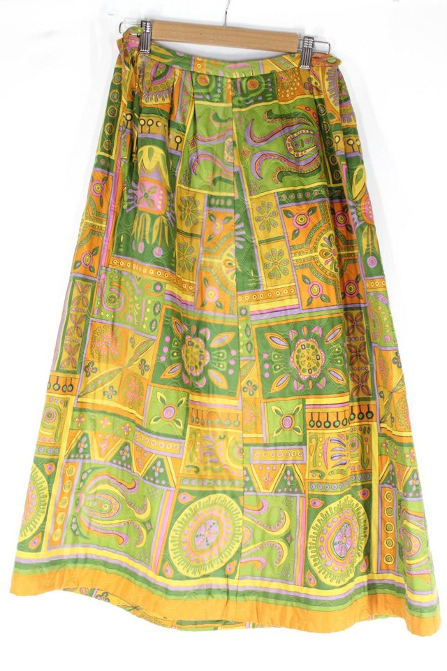 1970s Alex Coleman Quilted Maxi Skirt Selected By Moons + Junes Vintage #3
