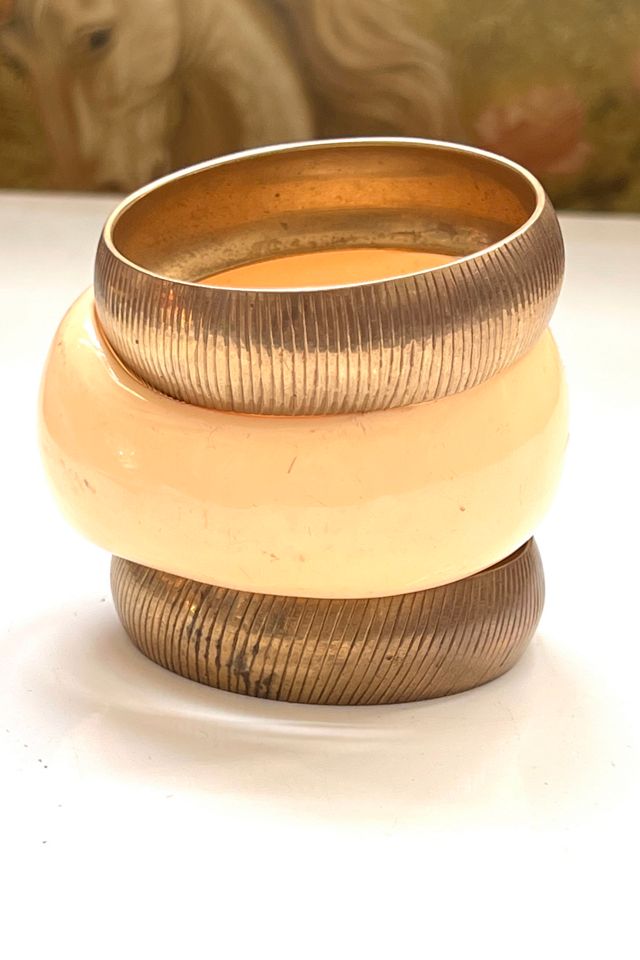 Vintage brass clearance bangles