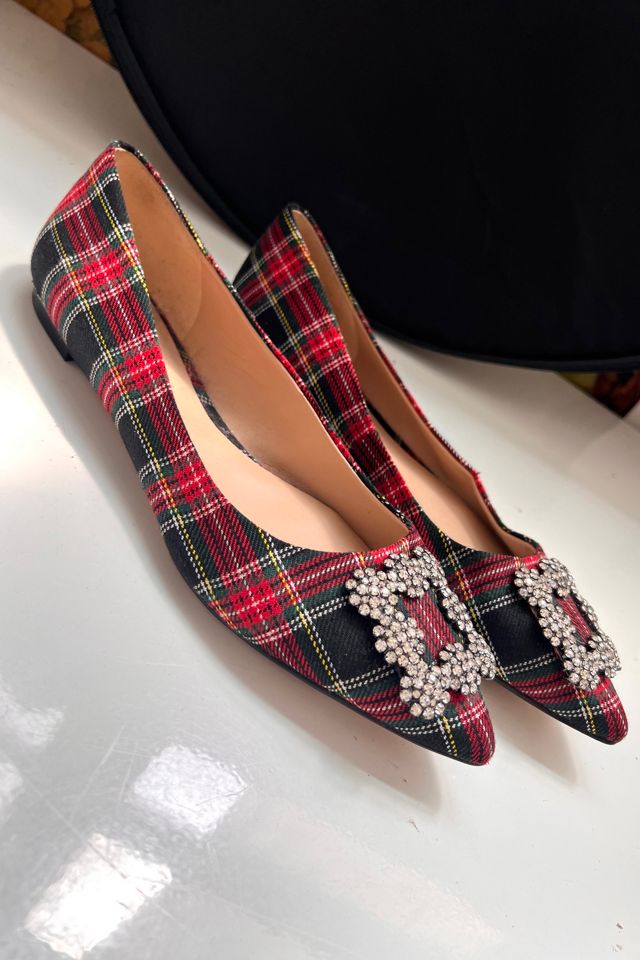 Tartan flats hot sale