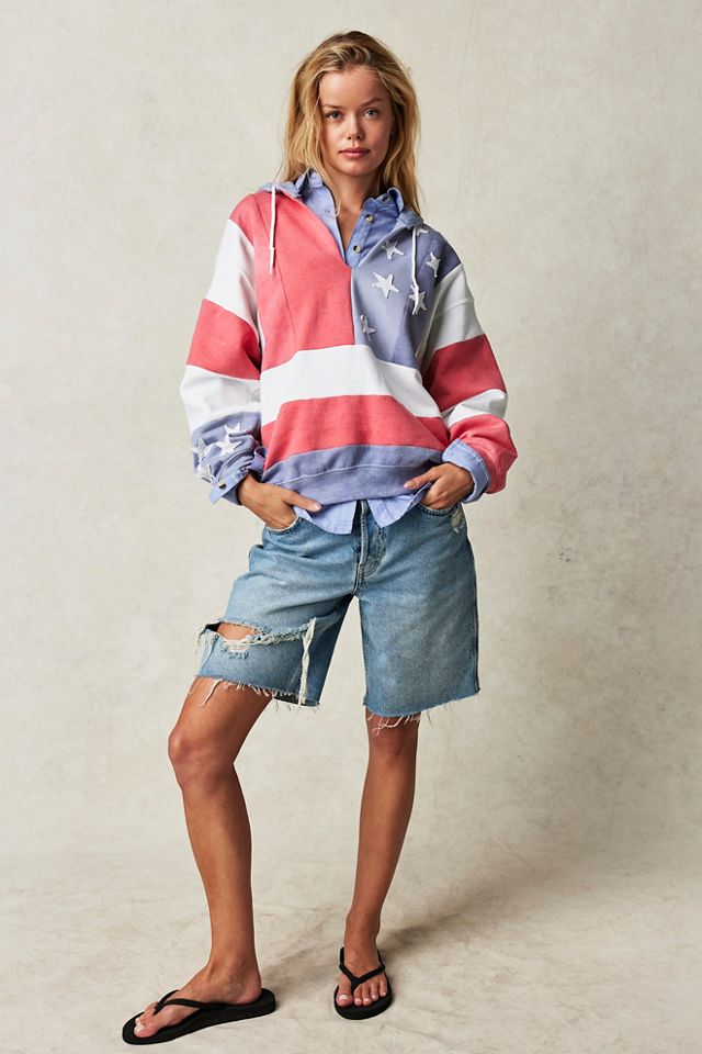 Tricia Fix American Flag Pullover #2