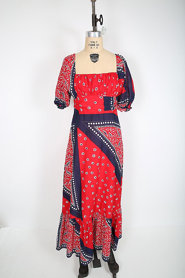 red white blue maxi dress And Geometric Print With Thin Straps For Casual And Sporty Wear relaxed and comfortable Red White Blue Floral Maxi