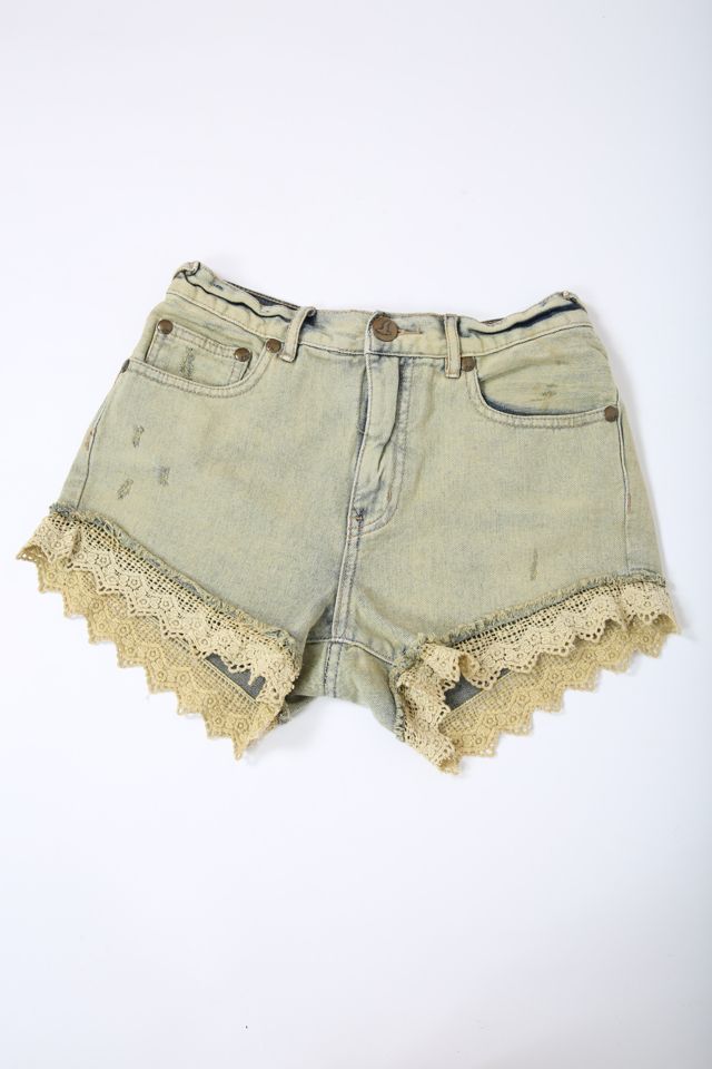 Free people hotsell denim shorts