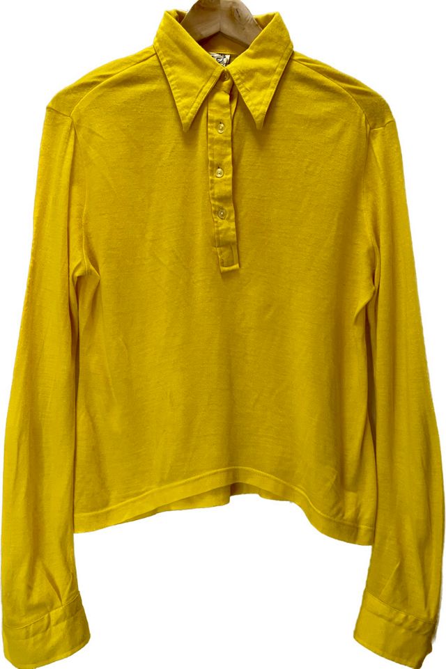 Vintage dark best sale yellow long sleeves