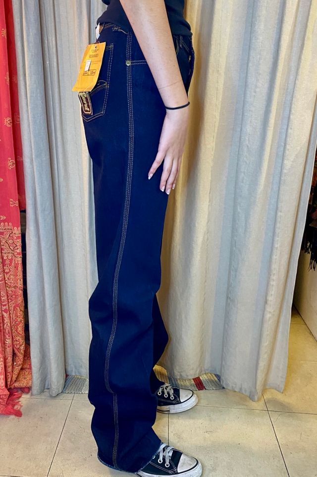 Vintage 1970-80’s Deadstock Dark Wash Straight Jeans Selected by Nomad Vintage #1