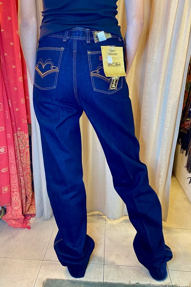 Vintage 1970-80’s Deadstock Dark Wash Straight Jeans Selected by Nomad Vintage #2