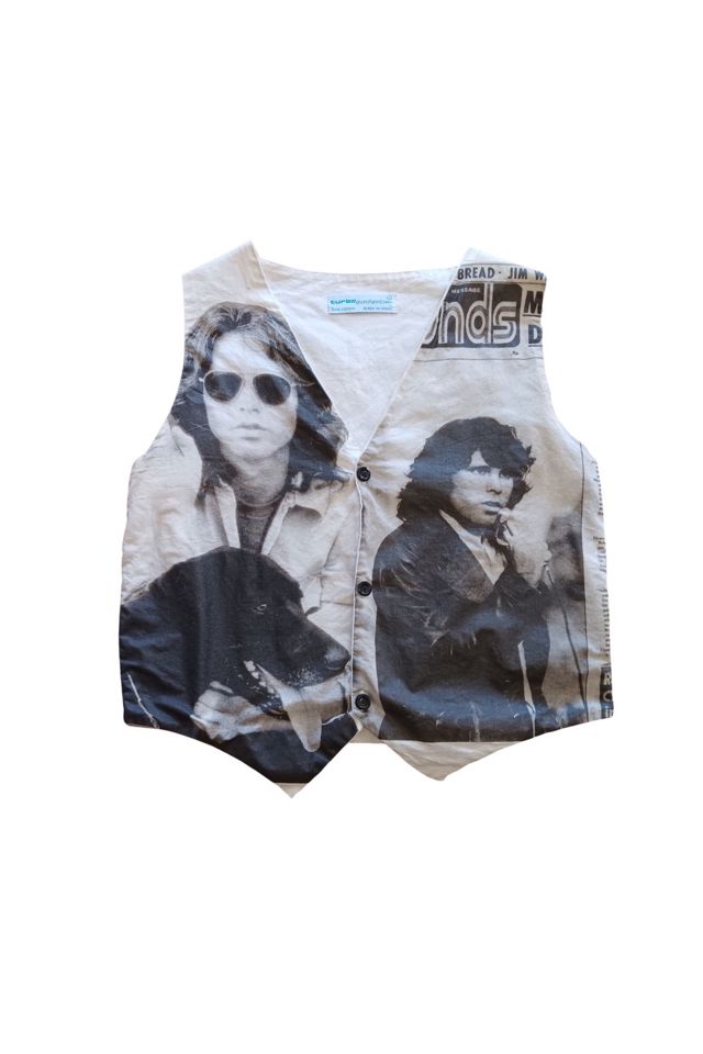Vintage 1990s Jim Morrison Vest Selected By The Holding Company Free