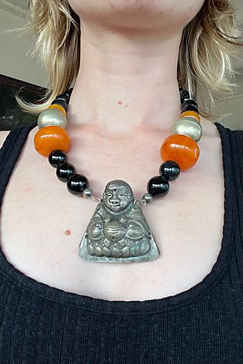 Vintage Buddha Necklace Selected by The Curatorial Dept.