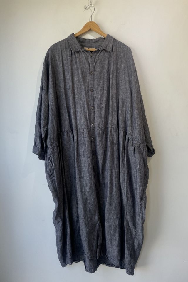 Ichi Antiquities Button Down Dress Selected by The Curatorial Dept. Free People