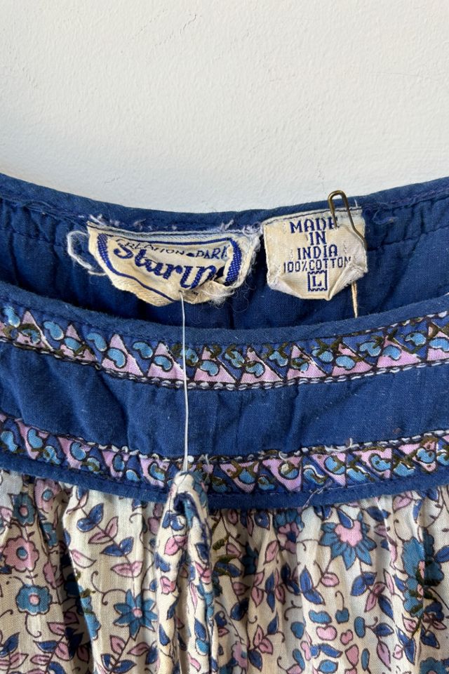 Vintage Starina Indian Block Print Jumpsuit Selected by The Curatorial Dept. #2