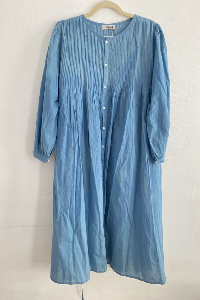 NWT Ichi Antiquities Light Blue Cotton Dress Selected by The Curatorial Dept. #2
