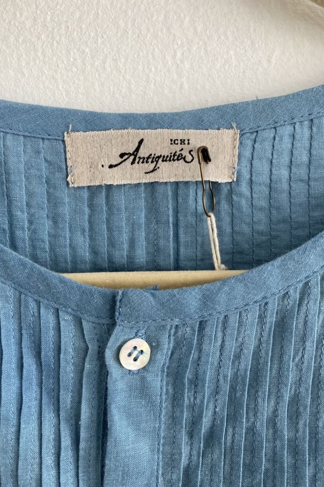 NWT Ichi Antiquities Light Blue Cotton Dress Selected by The Curatorial Dept. #3