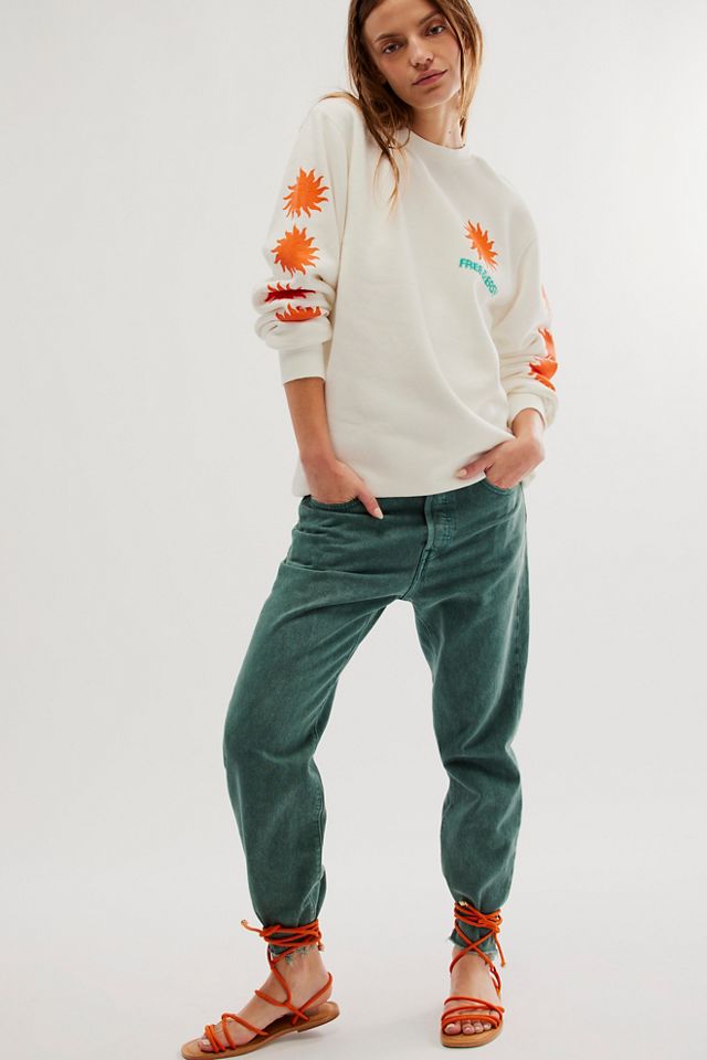FREE & EASY Umbrellas Crewneck Sweatshirt #2