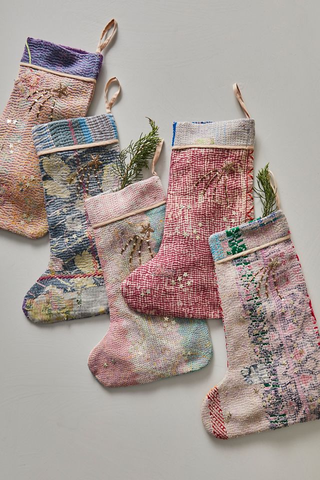 Skippy Cotton Embroidered Stocking #3