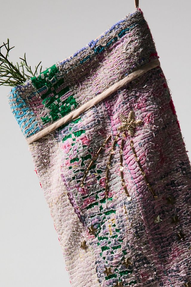 Skippy Cotton Embroidered Stocking #1