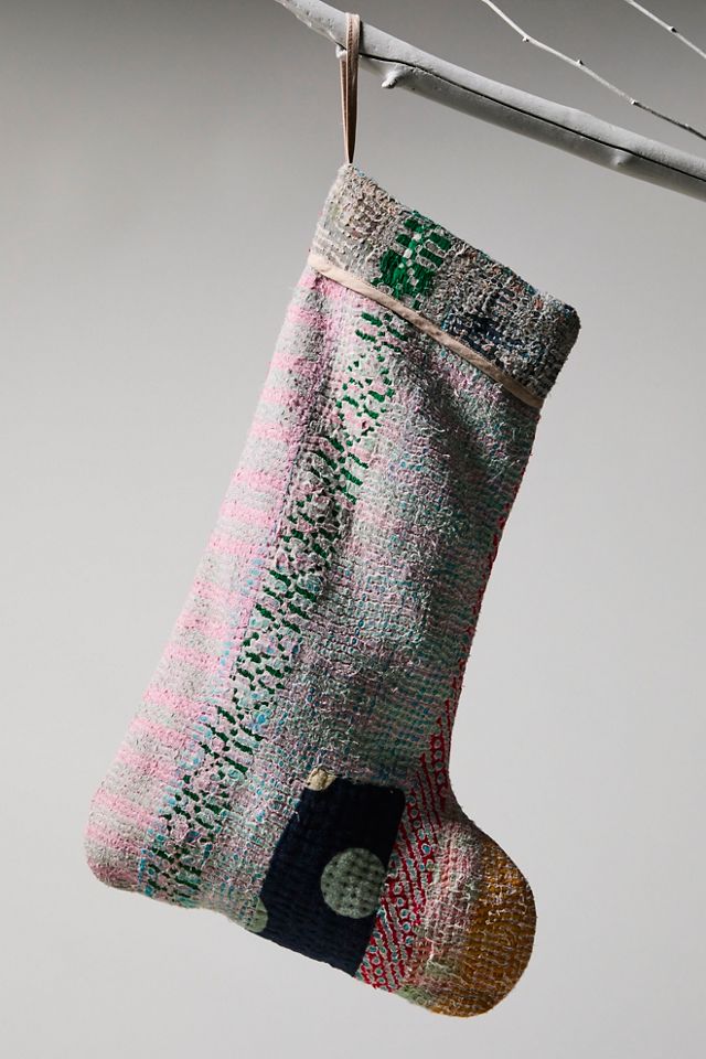 Skippy Cotton Embroidered Stocking #2