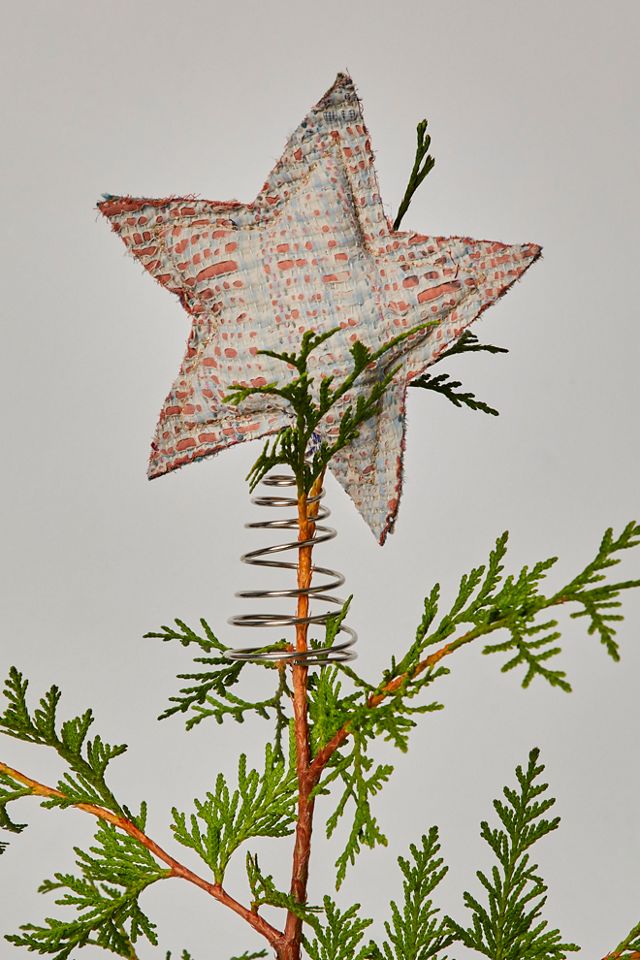 Skippy Cotton Kantha Star Topper #1
