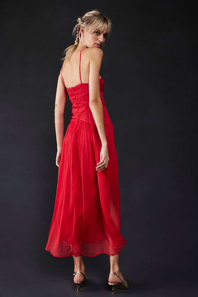 Robe midi froncée Margot Shona Joy #1