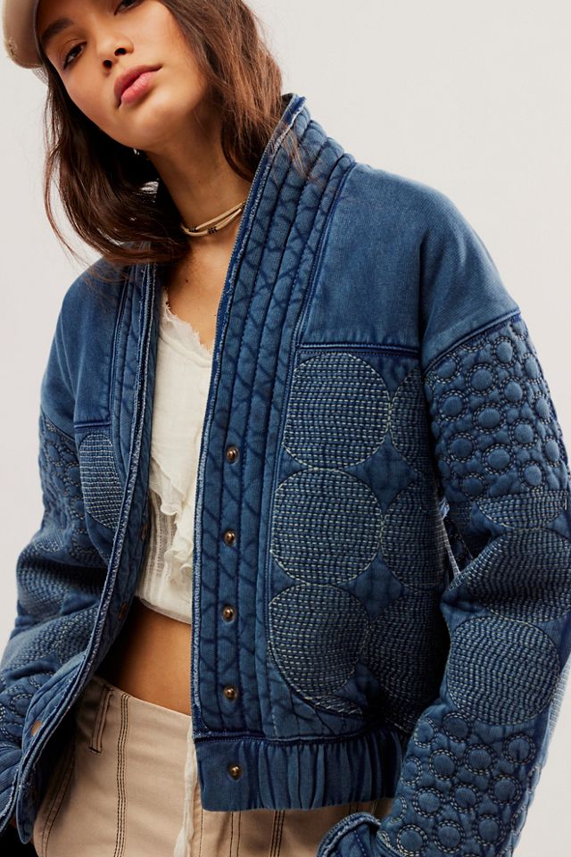 Free people hot sale quilted jacket