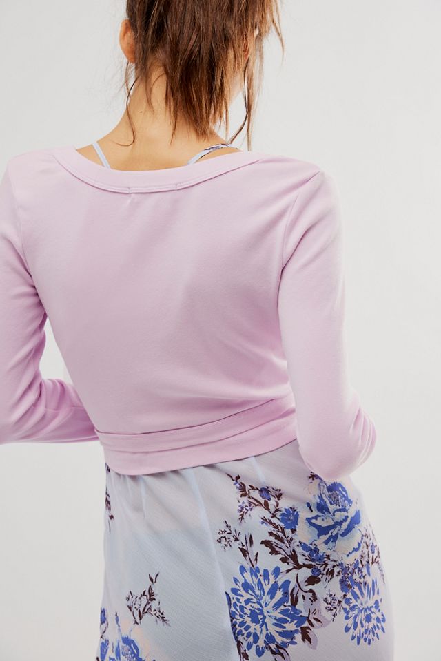 Wrap Top Ballet Pink – GhoDho