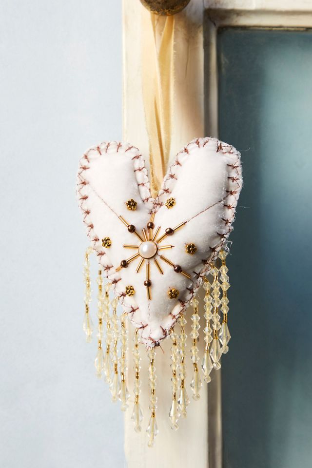 Curried Myrrh Juji Heart Ornament #1
