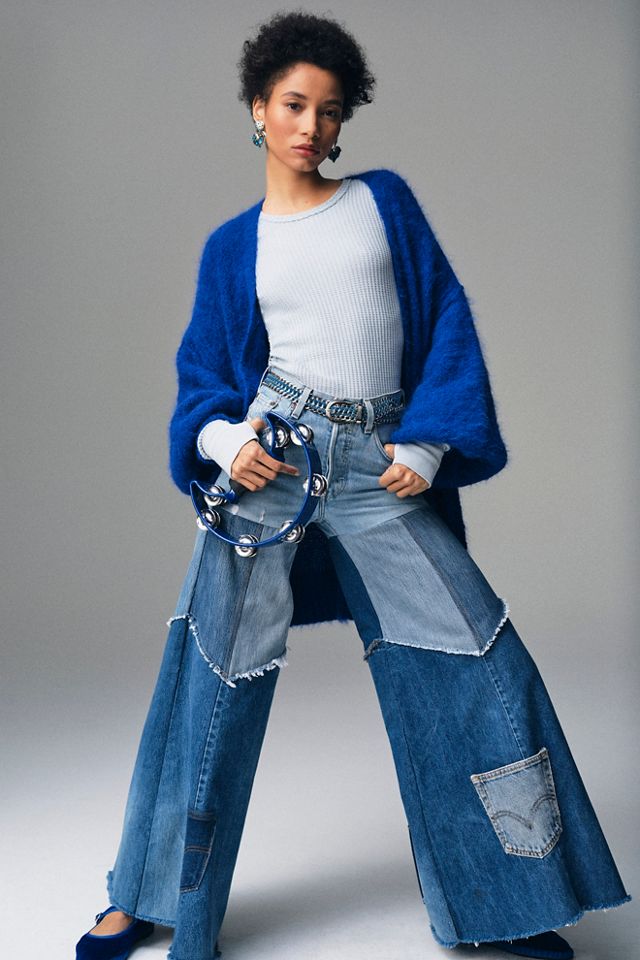 FP x Tricia Fix Reworked Denim Bell Jeans #4