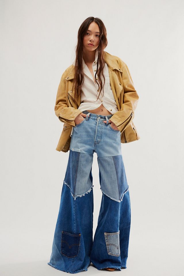 FP x Tricia Fix Reworked Denim Bell Jeans #2