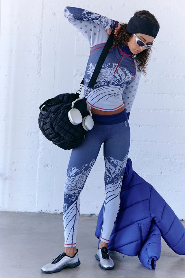 Myoko Jacquard Base Leggings #1