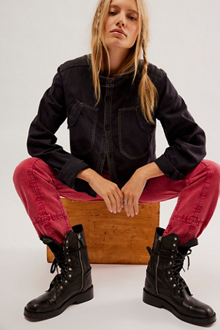 We The Free Moto Bomber Shirt product page