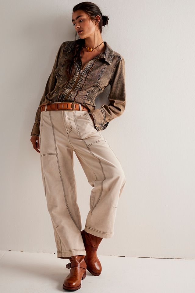 Zip It Up Denim Shirt #3