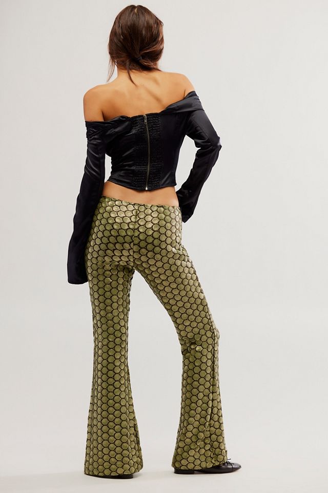 Wilder Days Sequin Flare Trousers #1