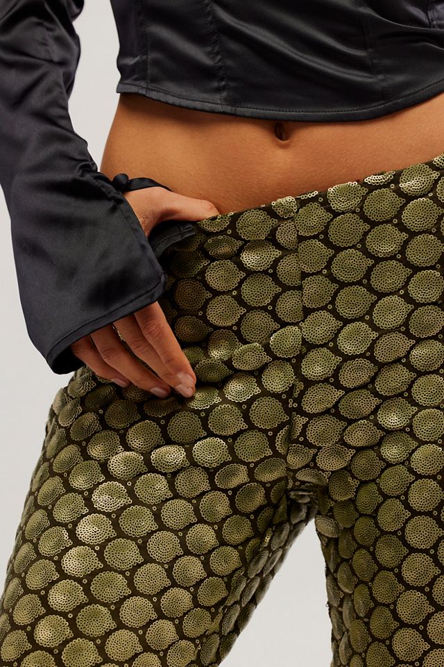 Wilder Days Sequin Flare Trousers #3