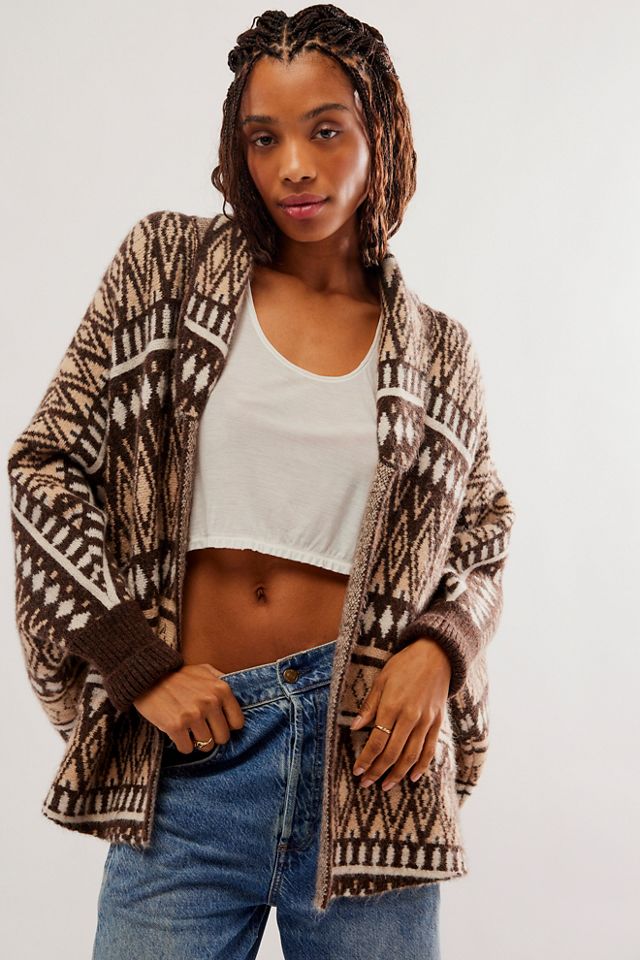 Hot Cocoa Knit Poncho