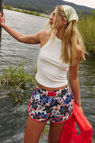 Varsity Blues Printed Shorts