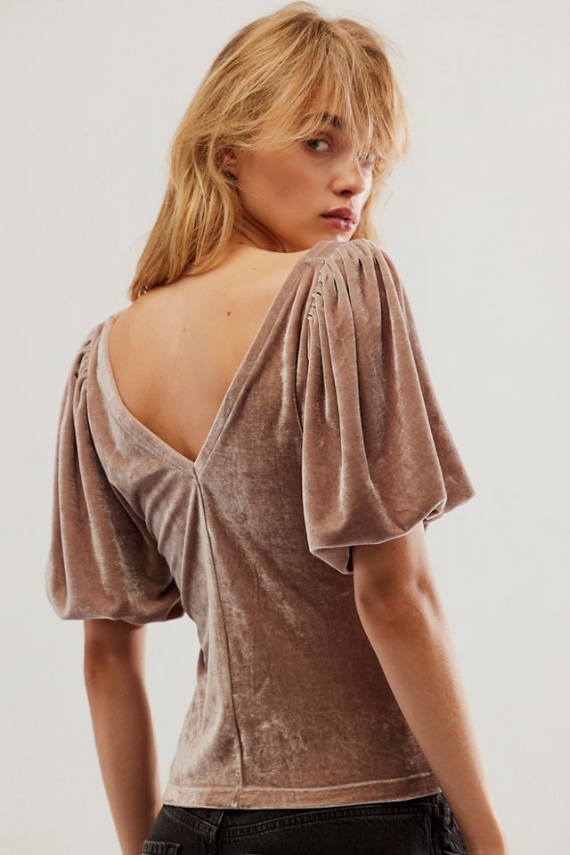 Short En Velours Rouge Vin Free People – Taille 8, Modèle Mini, Neuf Sans étiquettes