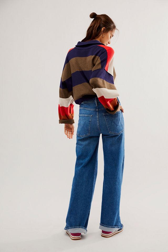 デニム・ジーパン MOTHER 'The Ditcher Roller Sneak' jeans MOTHER The Ditcher Roller Sneak Jeans | Free People