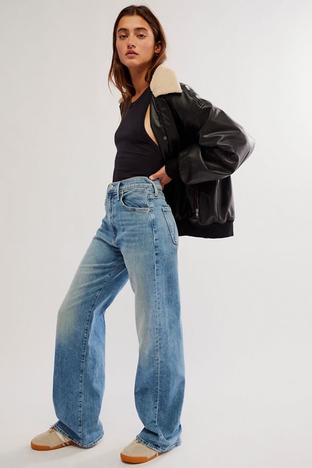 MOTHER The Lasso Sneak Jeans | Free People UK